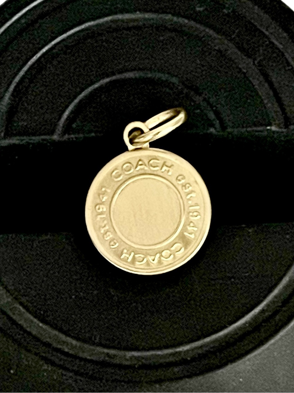 Coach 1941 Vintage Gold Snap Head Charm w/ Jump Ring